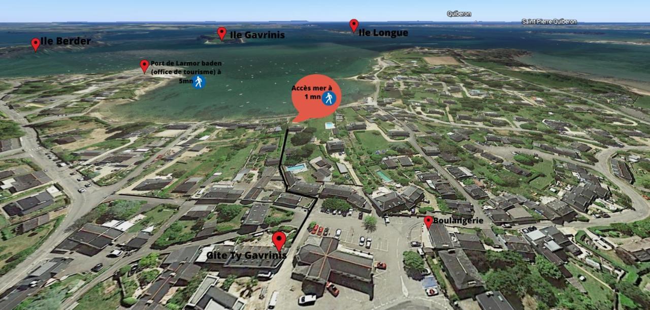 Ty Gavrinis - T2- Centre Bourg - 100M De La Mer 라흐모흐-바덩 외부 사진