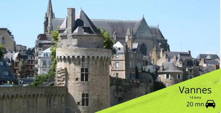 Ty Gavrinis - T2- Centre Bourg - 100M De La Mer 라흐모흐-바덩 외부 사진